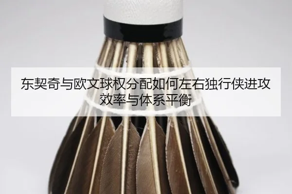 东契奇与欧文球权分配如何左右独行侠进攻效率与体系平衡